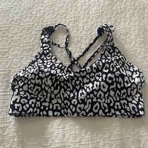 Zyia Leopard Light n tight strappy bra size XXL